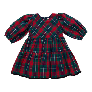Maribelle Dress - Red Tartan