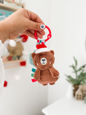 Holiday Itzy Pal™ Plush + Teether - Bear