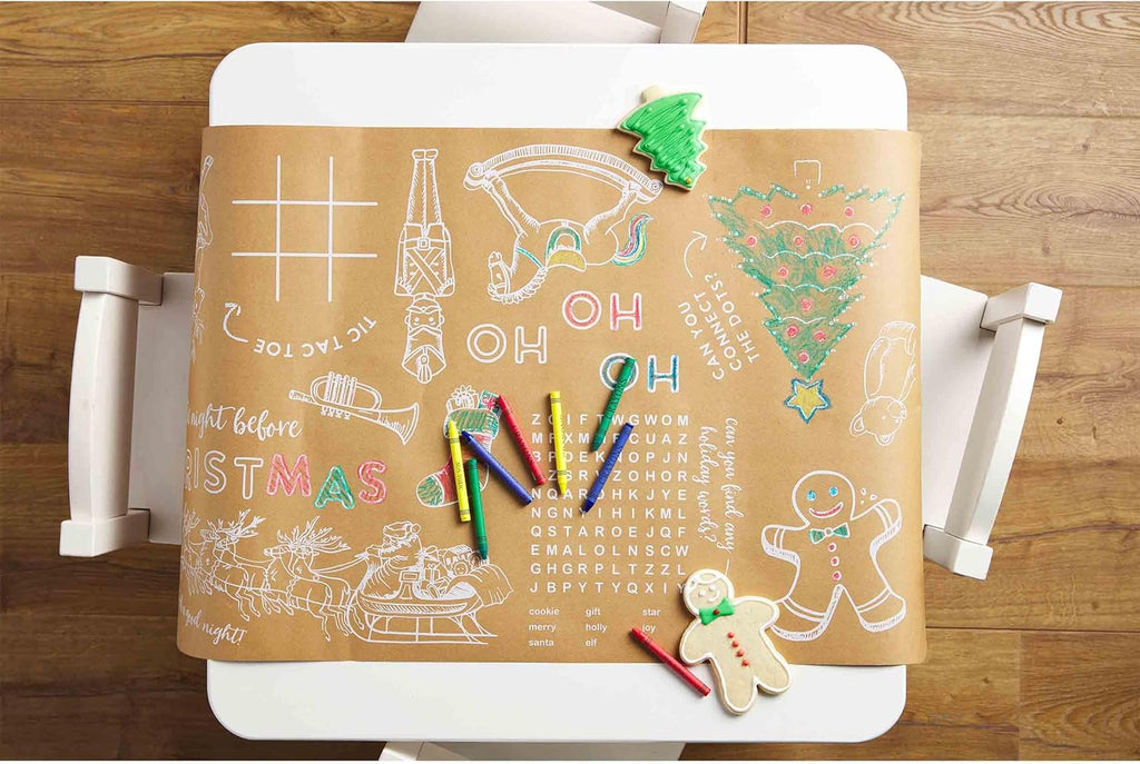 Color-Me Christmas Table Runner Set