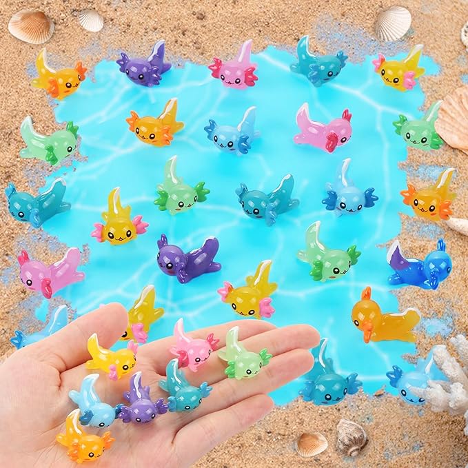 Tiny Axolotl Figure