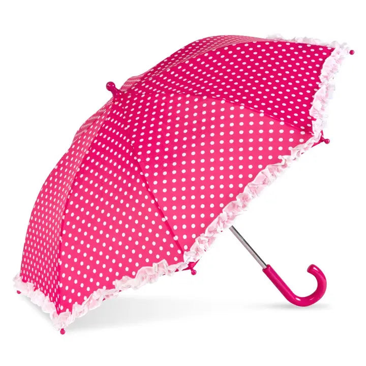 Pink Polka Kids Umbrella
