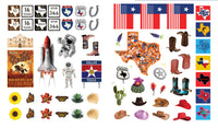 500 Stickers: Texas