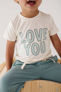 Boy's Short Sleeve Tee - Love You