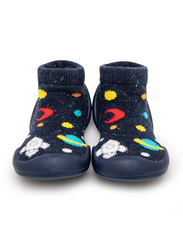 Komuello first walker baby sock shoes - Galaxy