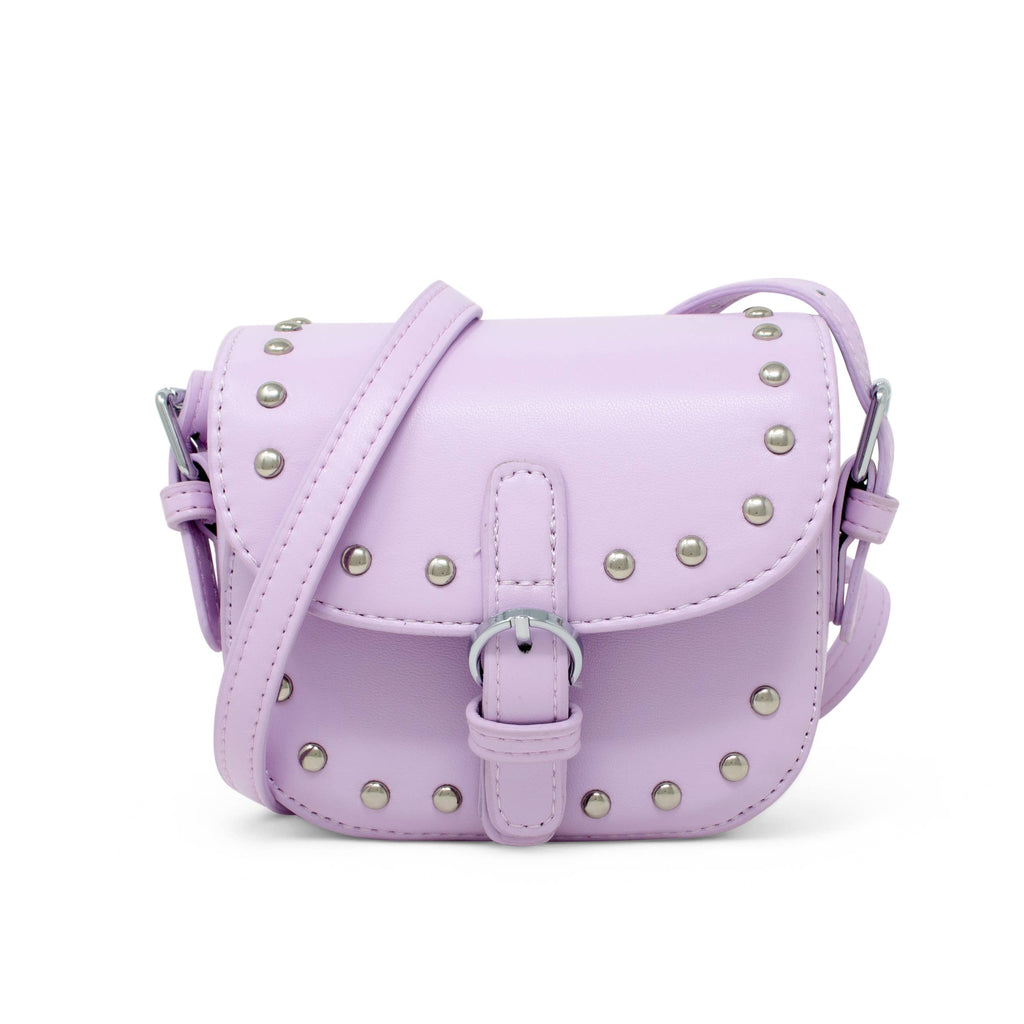 Saddle Stud Kids Handbag: Purple