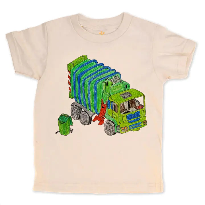 Trash Truck - Kids Organic Tee/Short Sleeve