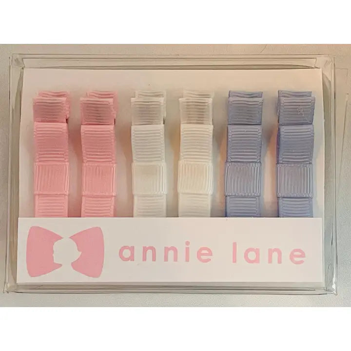 Tiny Bow Box - Pink, White, Blue