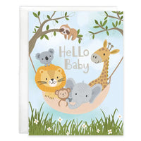 Greeting Card - Animal Hammock