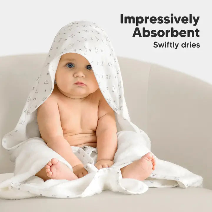 KeaBabies Luxe Baby Hooded Towel - KeaStory