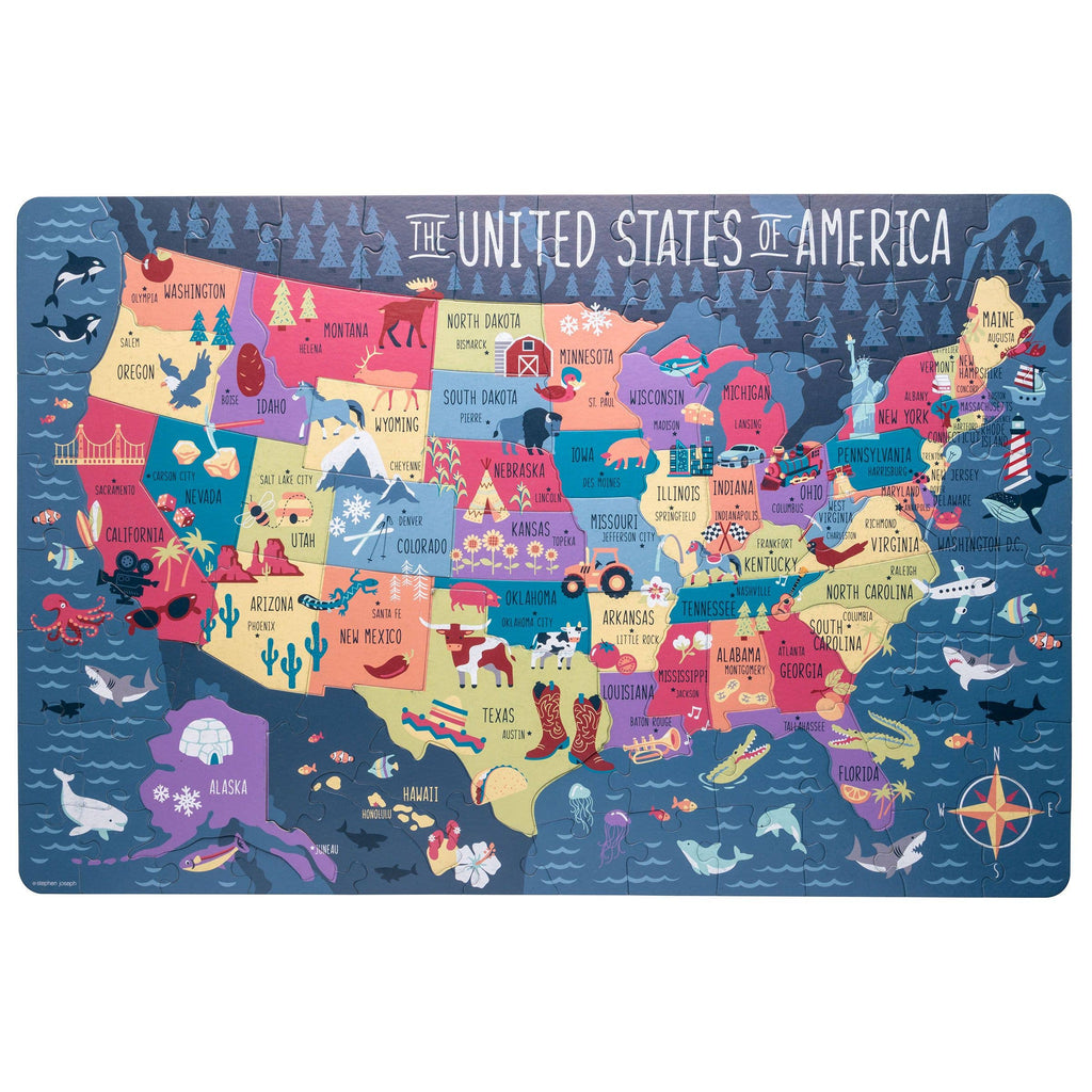 USA Floor Puzzle