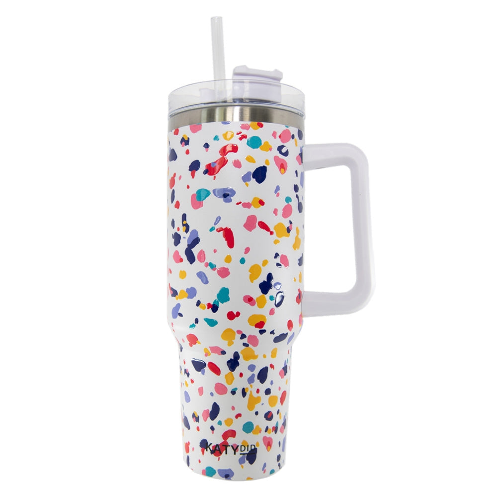 Tumbler Cup with Handle - Confetti