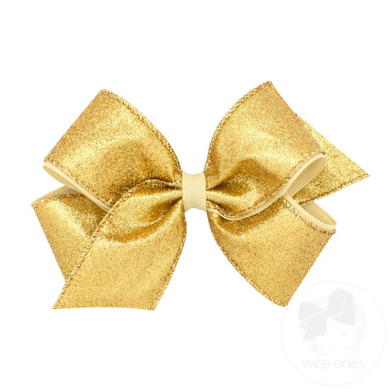 Glitter Bow - Gold