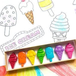 Ice Cream Crayons Gift Box