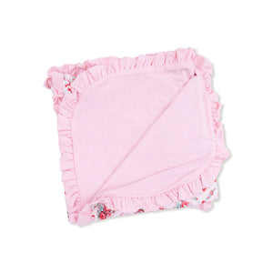 Rose Bow Lattice - Ruffle Blanket