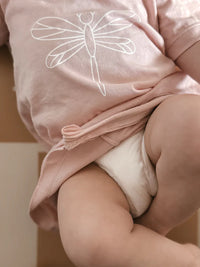 Cotton Shortie DIAPER-ZiP® Romper - Firefly