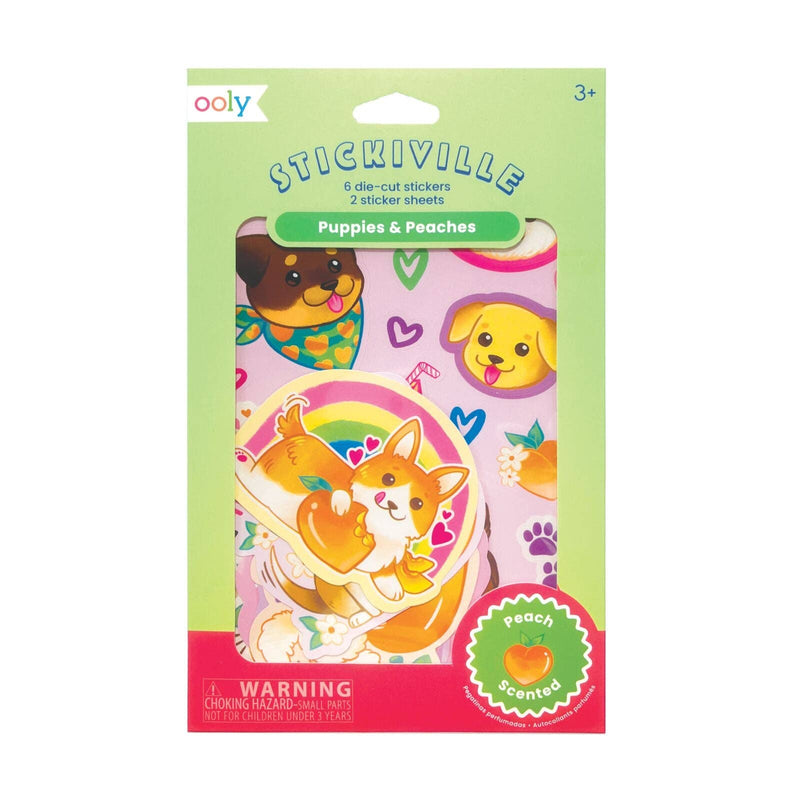 Stickiville: Scented Stickers - Puppies & Peaches