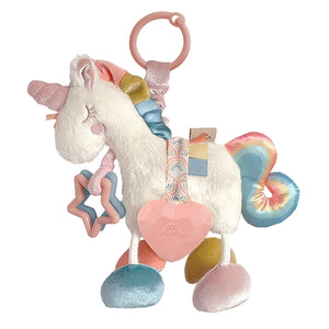 Itzy Friends Link & Love Activity Plush Teething Toy - Unicorn