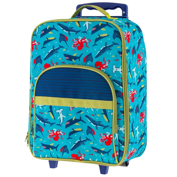 Rolling Luggage - Shark Allover Print