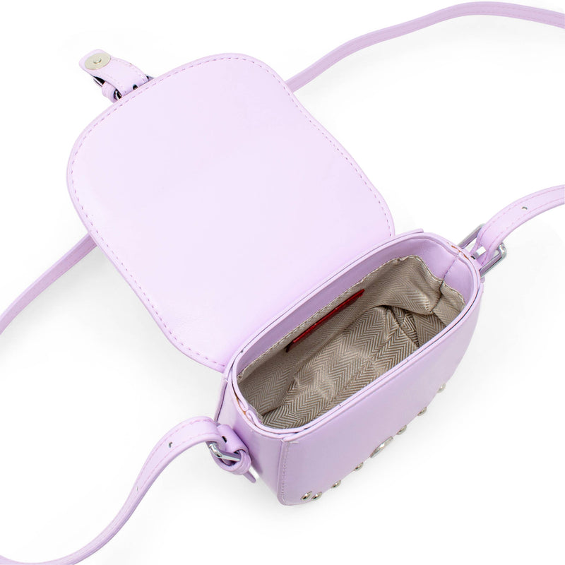 Saddle Stud Kids Handbag: Purple