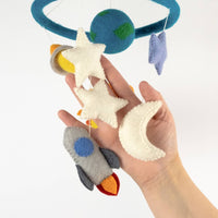 Planets and Space - Felt Baby Mobile