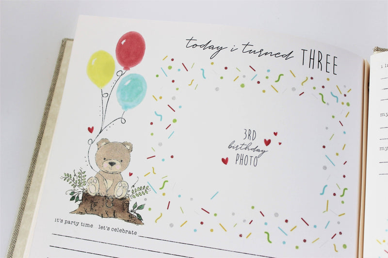 Mountains Boy Baby Memory Book