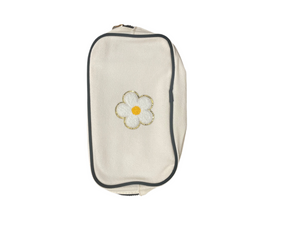 Flower Patch Canvas Pouch