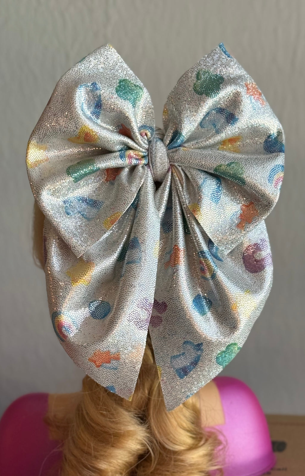 Lucky Charms 5" Sailor Bow on Clip