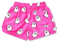 Ghost Plush Shorts - Pink