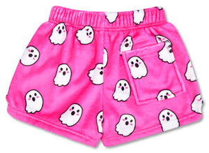 Ghost Plush Shorts - Pink