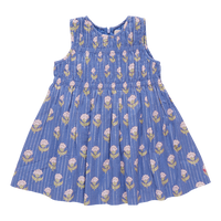 Girls Waverly Dress - Periwinkle Bud