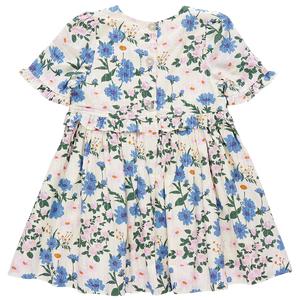 Girls Raquel Dress - Melon Daisy Floral