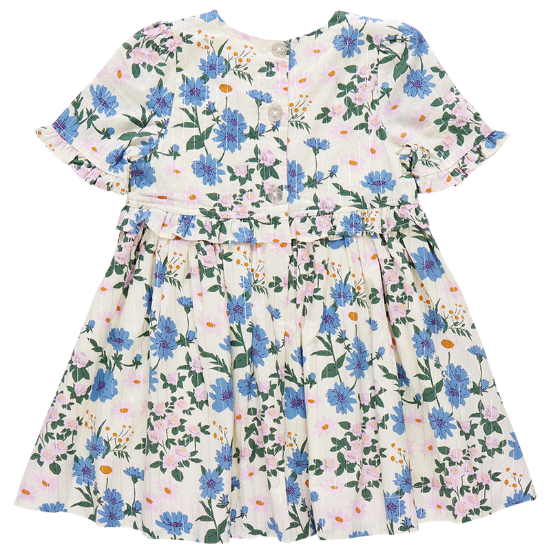 Girls Raquel Dress - Melon Daisy Floral