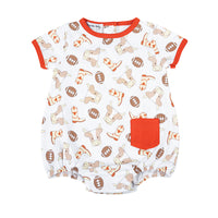 Hook 'Em Printed Boy Bubble