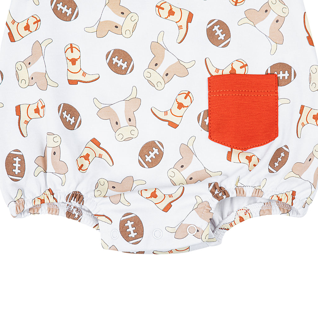 Hook 'Em Printed Boy Bubble