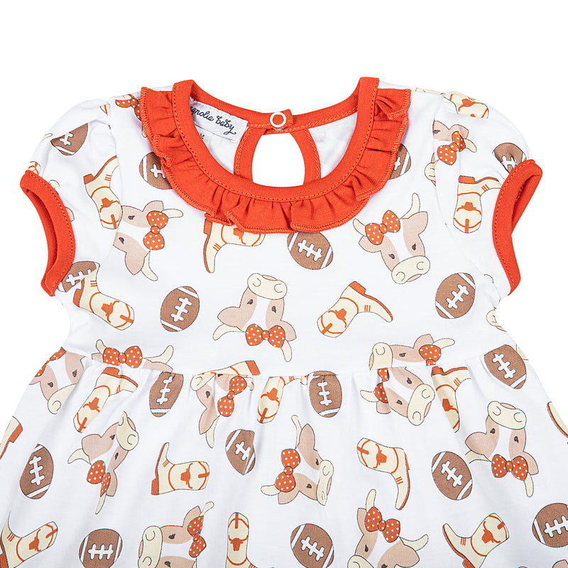 Hook 'Em Printed Dress