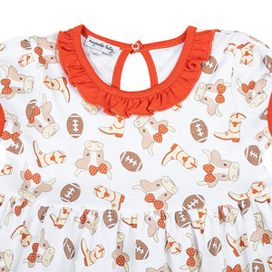 Hook 'Em Printed Dress