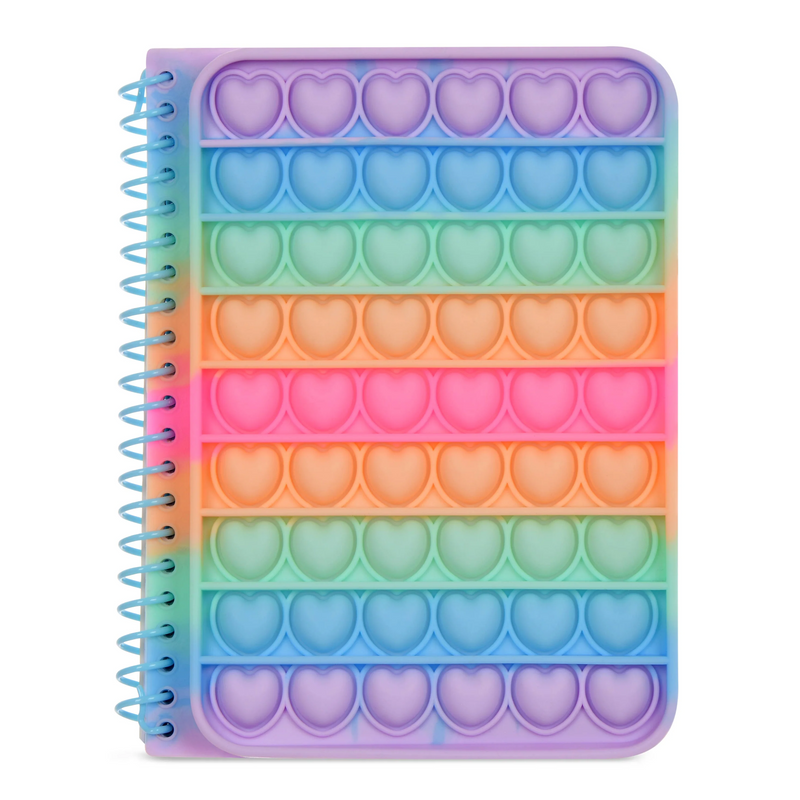 Happy Stripe Popper Journal