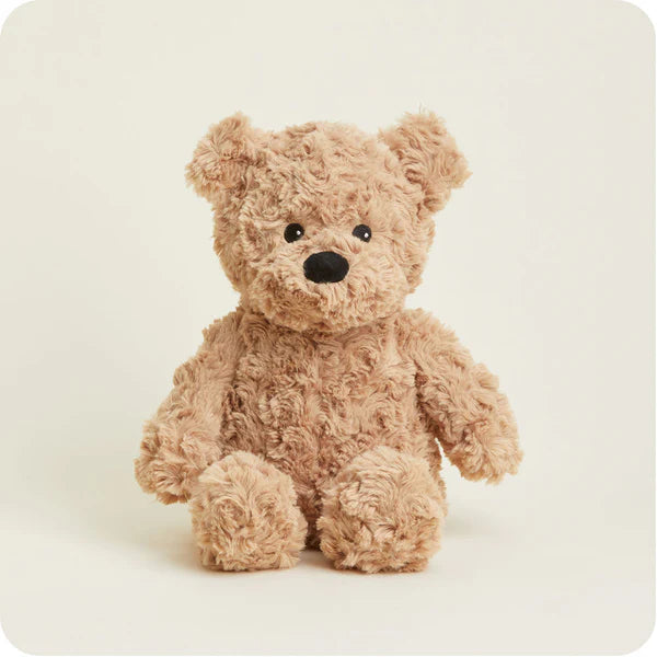 Brown Curly Bear Warmies - 14"