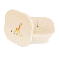 Collapsible Snack Bowl - Safari Warm Cream