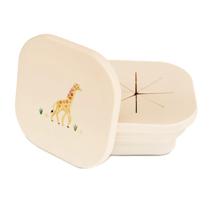 Collapsible Snack Bowl - Safari Warm Cream