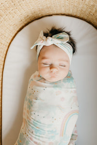 Whimsy - Bamboo Knit Swaddle Blanket