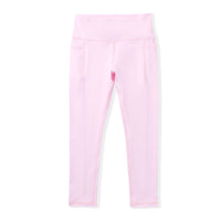 Pink leggings on a white background