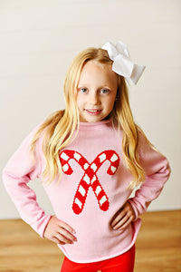 Candy Cane Pink Sweater