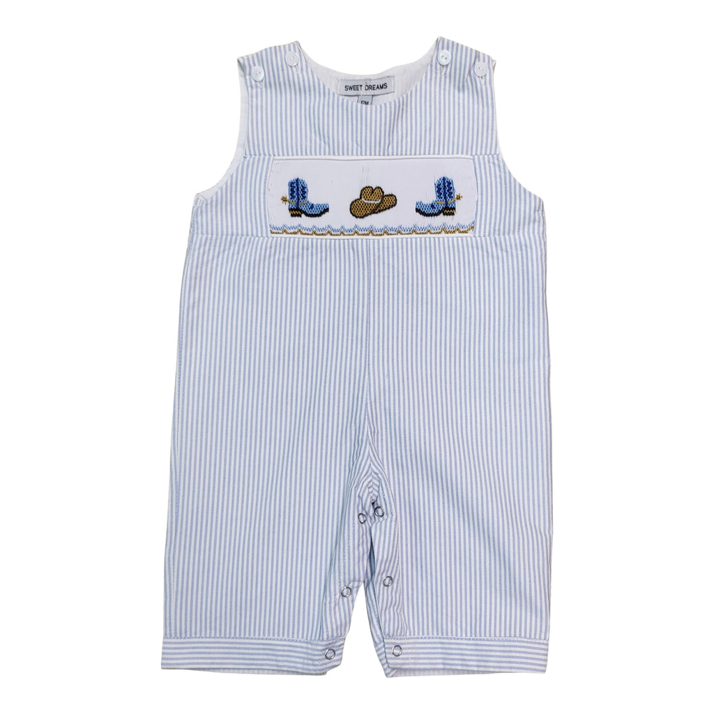 Cowboy Boots & Hat Smocked JonJon
