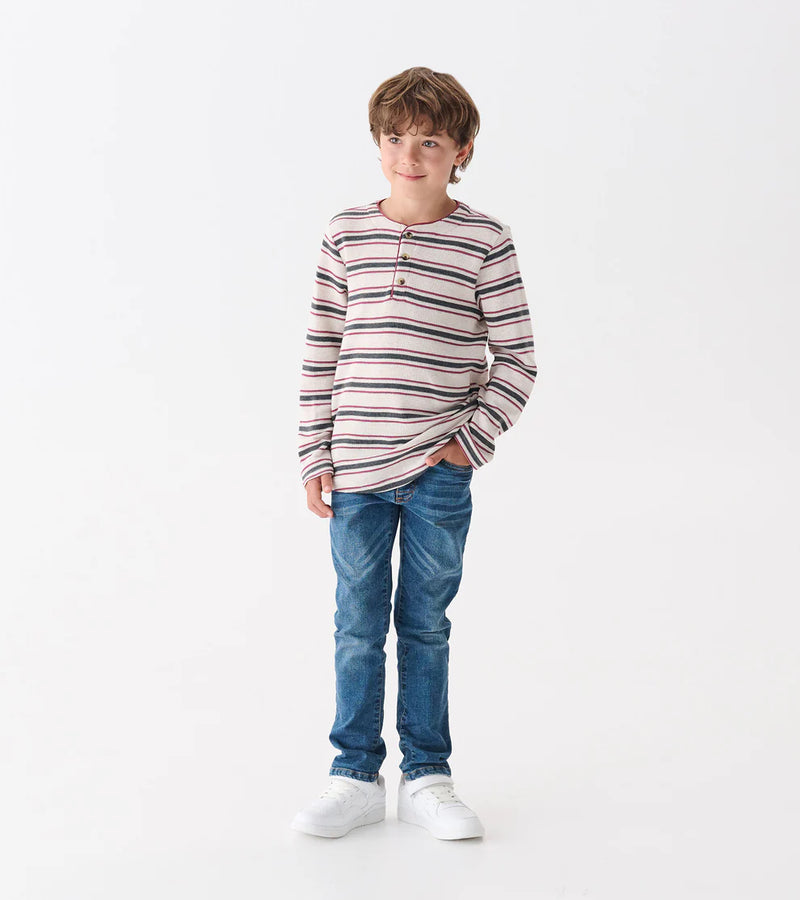 Navy Stretchy Denim Pant