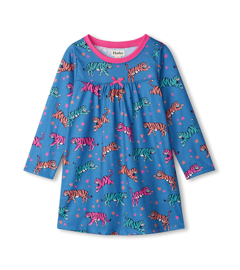 Celestial Tiger Long Sleeve Nightdress