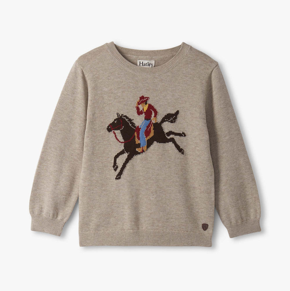 Ranch Crew Neck Sweater - Oatmeal
