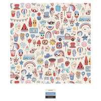 Print Footie with 2 Way Zipper - Party USA