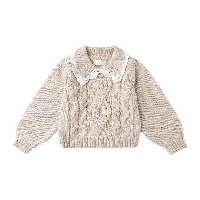 Alice Sweater - Heathered Antique