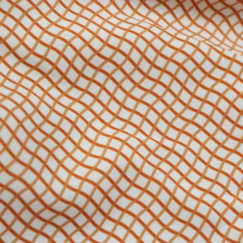 Guayabera - Gameday Burnt Orange Wave Check SS Shirt